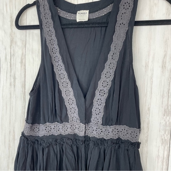 Free People black and gray babydoll XS - Picture 2 of 6